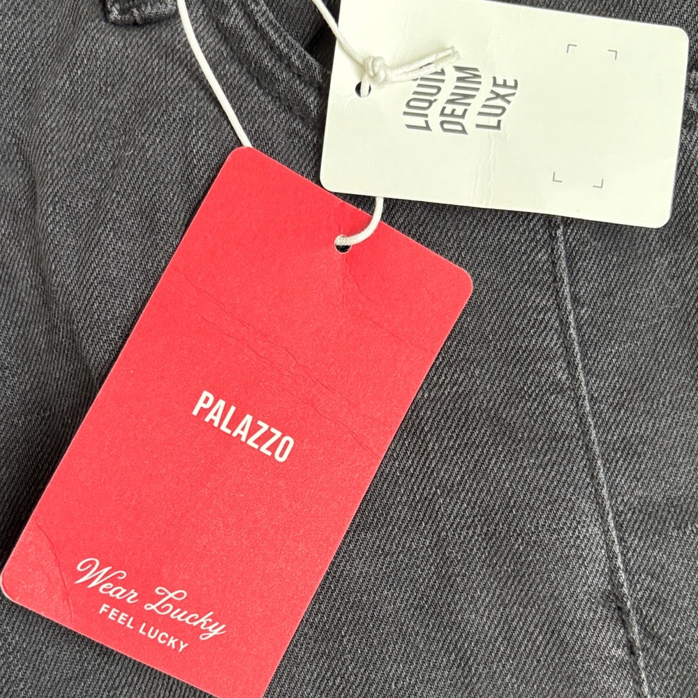 Lucky Brand Black Wide Leg Jeans - Picture 2 of 3